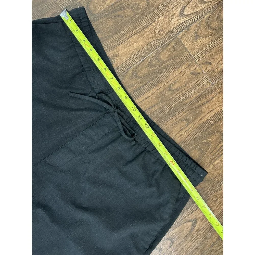 BANANA REPUBLIC BLACK ATHLETIC TAPERED MARZOTTO WOOL DRAWSTRING BEACH‎ PANTS XL